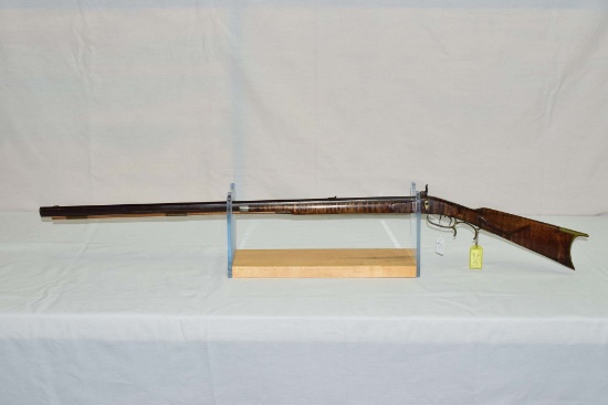 Levi Biddle  Half Stock Percussion Muzzleloader  Cal Approx .36  36”/.75 Oct. Barrel  Leman Lock