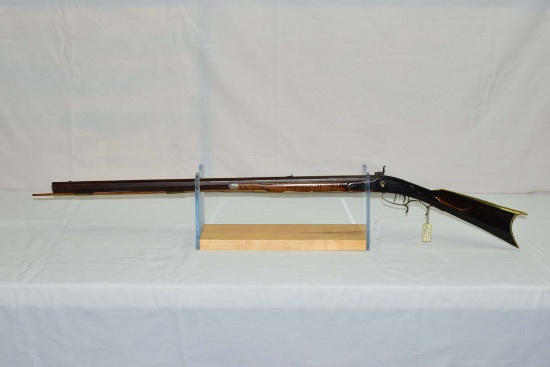 Levi Biddle  Half stock percussion muzzleloader  Cal Aprox. .36  34”/1” Oct. Barrel