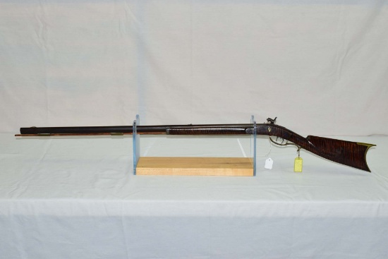Jessie Middaugh  Half stock percussion muzzleloader  Cal Aprox. .36  36” Barrel  Made in Farmerstown