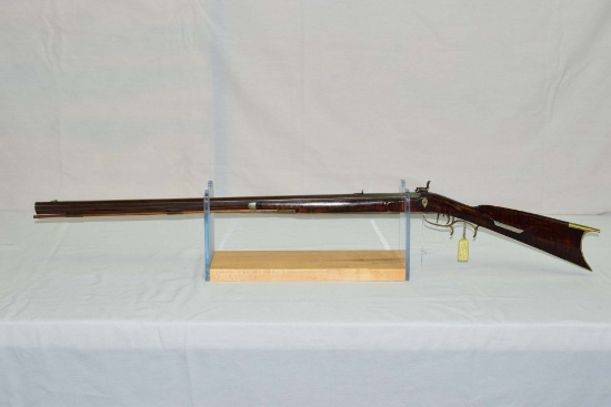 Levi Biddle Half stock percussion muzzleloader  Cal Aprox. .36  34” Barrel  Made for Lewis Sliffe