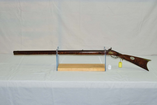 Nathan Jarvis  Full stock percussiuon muzzleloader  Cal Aprox. .38  36”/.95” Oct. Barrel  Harrison C