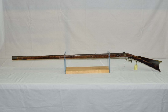 Valentine Shuler  Full stock percussion muzzleloader  Cal Aprox. .38  45”/.98” Oct. Barrel  New Phil