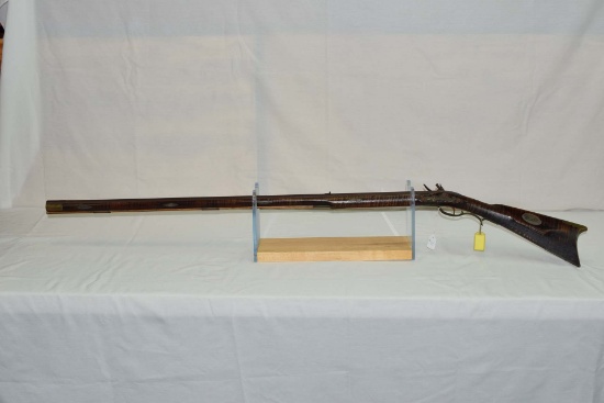 James Teaff Sr.  Full stock flint lock muzzleloader  Cal .50  45”/.925” Oct Barrel  Steubenville, Je