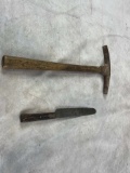 Antique Hammer and J Russel Co Kitchen Knife