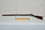 Jessie Middaugh  Half stock percussion muzzleloader  Cal Aprox. .36  36” Barrel  Made in Farmerstown