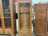 Wooden Gun Cabinet