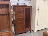 Wooden Cabinet with Gun Door