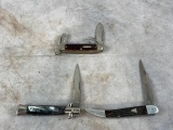 3 Pocket Knives