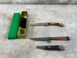 PUMA 970 Plainsman and Kagerer Munchen Knives
