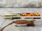 Texas Toothpick, 2 Throwing Knives