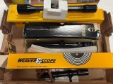 2 Weaver Scopes, 1 Leupold