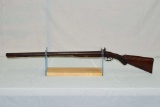 Unknown  Belgian SxS percussion muzzleloader  12 GA  29” Barrel    Back action locks
