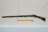 Jessie Middaugh  Full stock percussion muzzleloader  Cal Aprox..38  36”/.913” Oct. Barrel  Farmersto