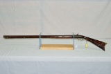 Joseph Mills  Full stock percussion muzzleloader  Cal Aprox. .42  39.5”/.9” oct. Barrel  Curly maple
