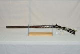 Levi Biddle  Half stock percussion muzzleloader  Cal Aprox. .36  36”/.97” Oct. Barrel  A lot of Germ