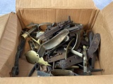 Box of Butt Plates, Triggers, Guards, Measurers, Misc Gun Items