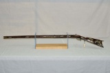 Elijah Ross  Full stock percussion muzzleloader  Cal Aprox. .36  39”/.97” Oct Barrel  Fancy patchbox