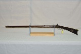 Abram W Beard  Full stock percussion muzzleloader  Cal Aprox. .36  38”/.85” Oct. Barrel  Columbiana