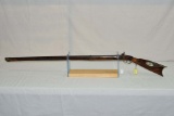 George Biddle  Full stock percussion muzzleloader  Cal Aprox. .36  42”/.86” Oct Barrel  Tusc. Co. OH