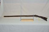 James Teaff Sr.  Full stock flint lock muzzleloader  Cal .50  45”/.925” Oct Barrel  Steubenville, Je