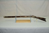 William M Reed  Full stock percussion muzzleloader  Cal Aprox. .36  35”/1.1” Oct. Barrel  Fancy patc