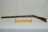 Reuben Yutzy  Half stock percussion muzzleloader  Cal Aprox. .32  35.5”/1” Oct. Barrel  Winesburg, H