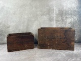 Antique Wooden Boxes