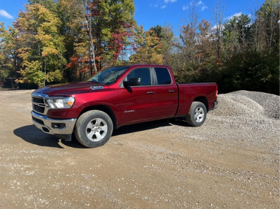 2020 Ram 1500 truck showing 31,196 miles
