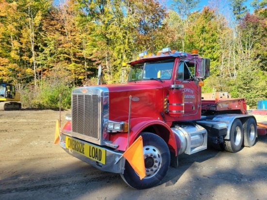 1996 Peterbilt 378 truck showing 104,937 miles