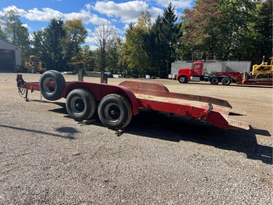 Butler 16' double axle tilt trailer / fork attachment not included