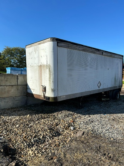 26' van storage trailer