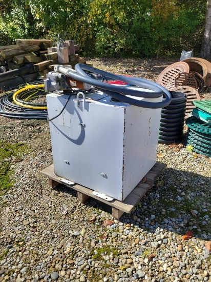 50ga portable fuel tank with pump