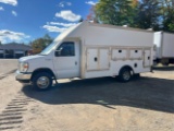 2015 Ford E.450 Super Duty maintenance truck showing 91,480 miles