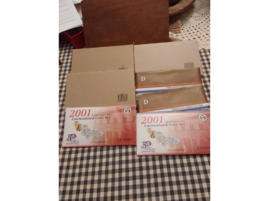 LOT OF 7 U.S. MINT SETS