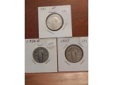 1926,26D,27 STANDING LIBERTY QUARTERS