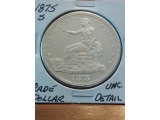 1875S TRADE DOLLAR UNC DETAILS