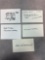 (6) Signed Cuts - EJ Holub, Warren Amling, & Others