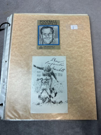 (40+) Hall of Fame Football Autographs