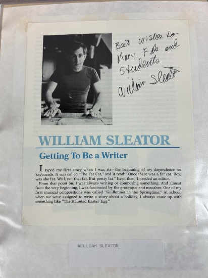 (60+) Author Autographs - Last Name Starts with "S"