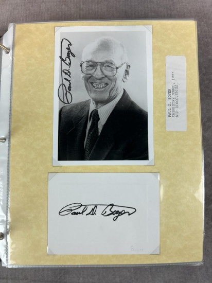 (80+) Noble Prize  Autographs - Last Name Starts with "B-C"