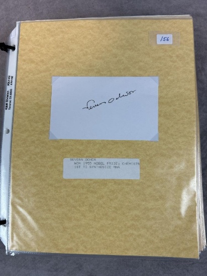 (80+) Noble Prize  Autographs - Last Name Starts with "O-S"