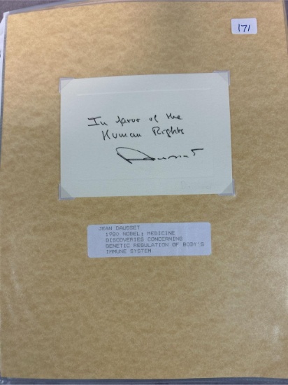 (50+) Nobel Prize Peace Winners Autographs