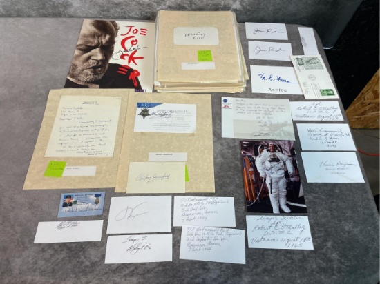 (65+) Military, Political & Misc. Autographs