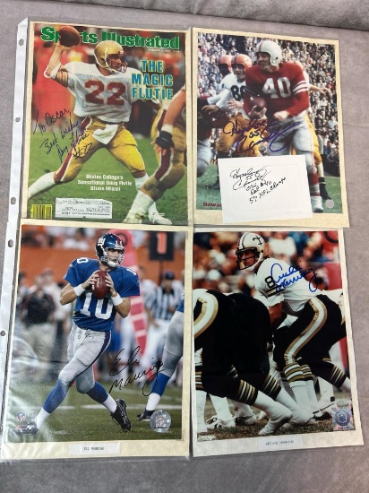 (35+) Football Autographs - Some Hall of Famers