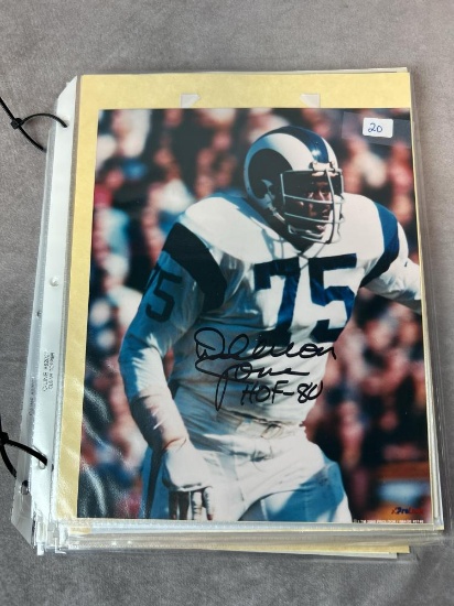 (40+) Hall of Fame Football Autographs