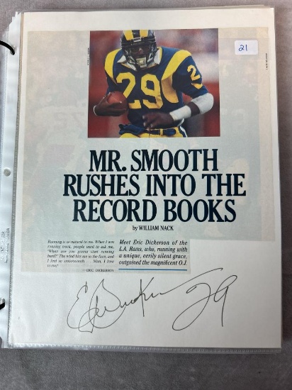 (40+) Hall of Fame Football Autographs