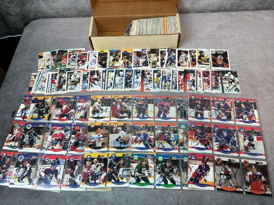 (375+) Signed Hockey Cards
