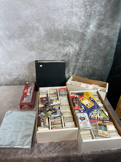 Large Collection of Sports Cards & Pages - WILL NOT SHIP