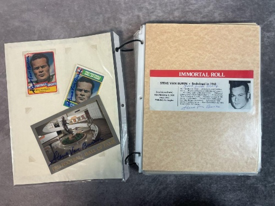 (40+) Hall of Fame Football Autographs