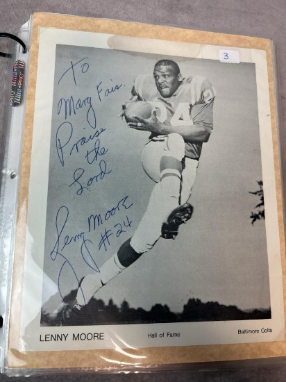 (40+) Hall of Fame Football Autographs